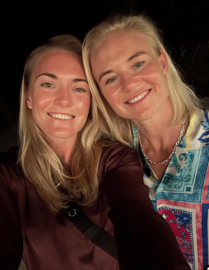  מגדלנה אריקסון משבדיה ופרניל הארדר מדנמרק