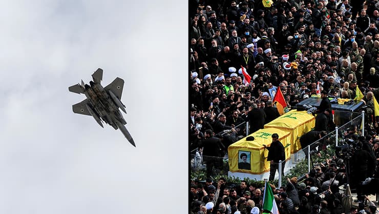 הלווייה של נסראללה וספי א-דין בביירות