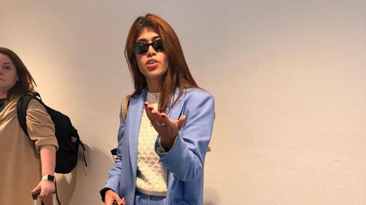 תיעוד של רימא בנתב"ג מתקוממת על כך שמצלמים אותה