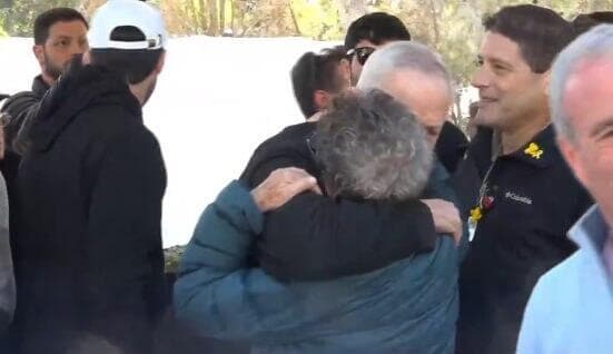 ח"כ בני גנץ בהלוויה של עודד ליפשיץ ז"ל