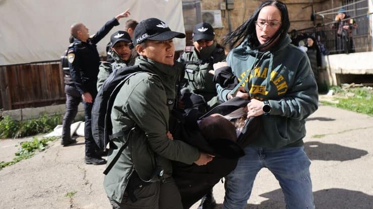 הפגנת הזרם הירושלמי מול לשכת הגיוס בירושלים