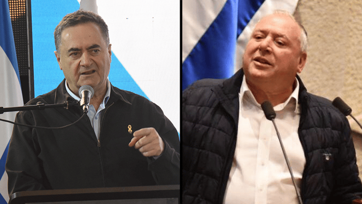 חצי חצאים ישראל כ"ץ ו דודי אמסלם