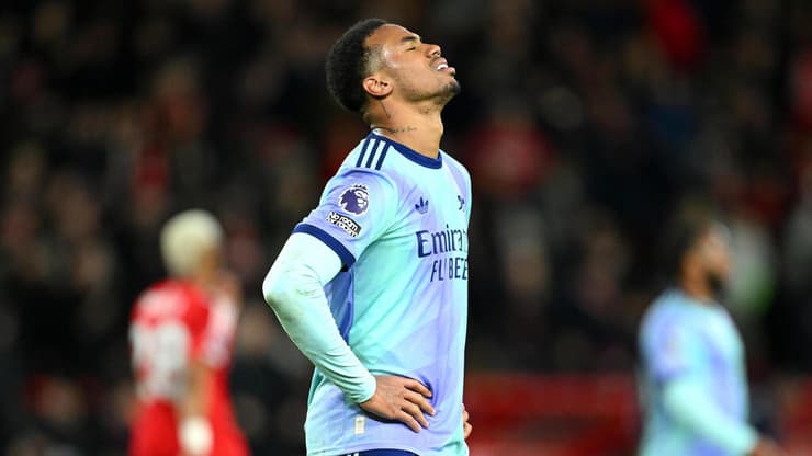 ארסנל כבר לא במירוץ? גבריאל מתוסכל (צילום: Michael Regan/Getty Images) גבריאל מתוסכל