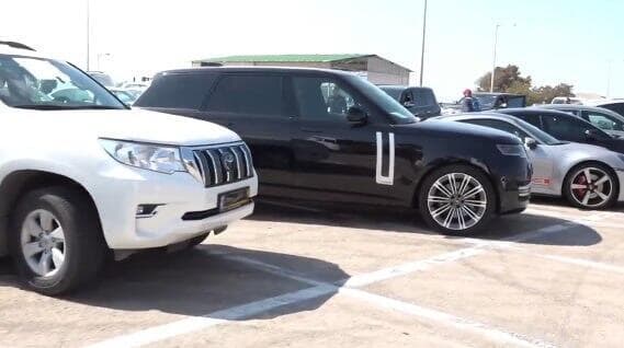 צילום: נחום סגל רכבי היוקרה של משפחות אבו לטיף שהוחרם על ידי המשטרה