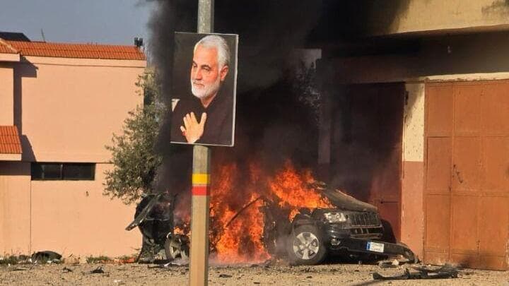 תקיפת רכב בכפר אל-קסר בגבול סוריה-לבנון