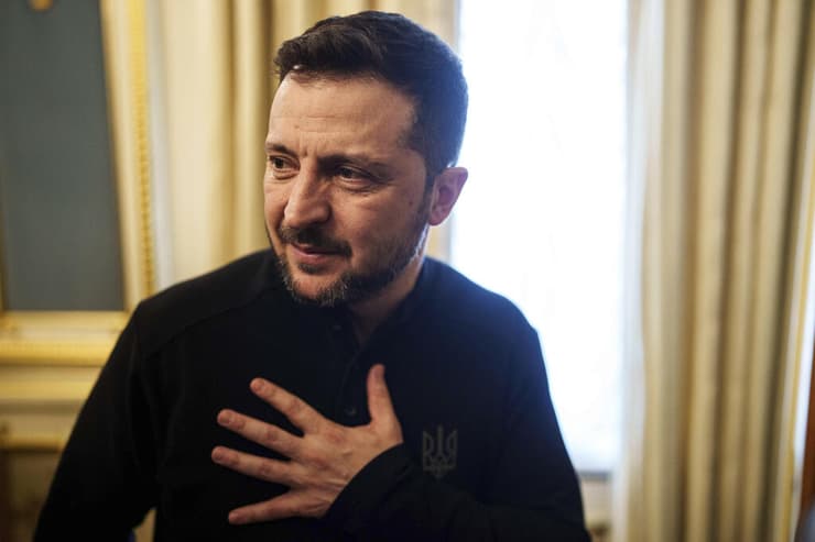 נשיא אוקראינה וולודימיר זלנסקי