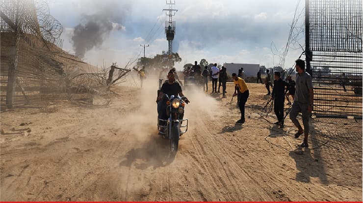 צילום: Hani Alshaer, AFP אינפו אינפורפיקה תחקירי תחקיר צה"ל מחדל 7 באוקטובר 7.10 חמאס