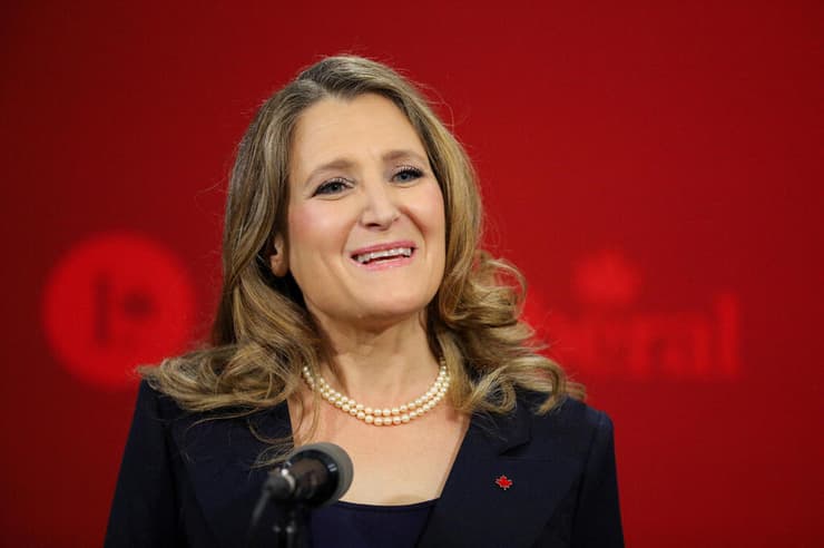 קנדה פריימריז ליברליים כריסטיה פרילנד