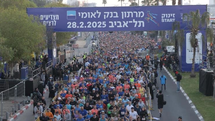 מרתון ת"א (צילום: Sportphotography, מרתון בנק לאומי תל-אביב) מרתון ת"א
