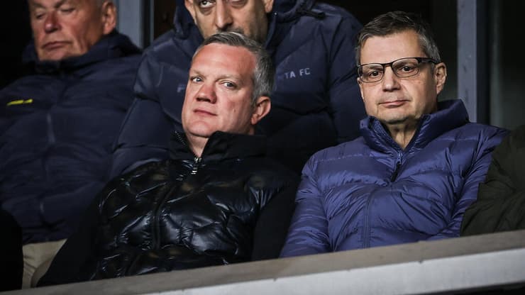 תפקידים חדשים. אנגלידיס (מימין) לצד מנספורד (צילום: עוז מועלם) בן מנספורד וג'ק אנגלידיס