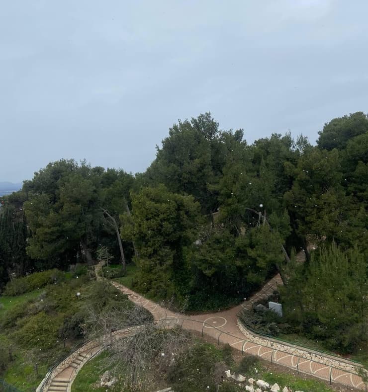 כן, ירד עלינו שלג