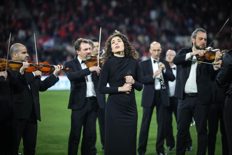 רוני דלומי לפני המשחק בין הפועל באר-שבע לבין מכבי חיפה