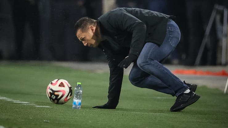 "לא הצלחנו להאט את המשחק". בכר (צילום: עוז מועלם) מאמן מכבי חיפה ברק בכר