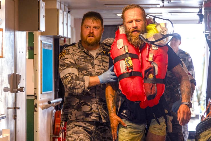 אוסטרליה חילוץ חותר הרפתקן אורימאס מוקוס סופת ציקלון