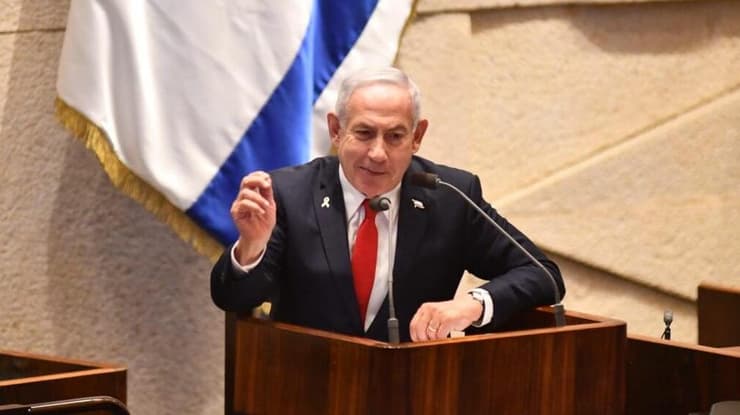 נתניהו בנאום במליאת הכנסת