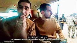 אביתר וגיא בסרטון הקשה שפרסם חמאס yk14281396