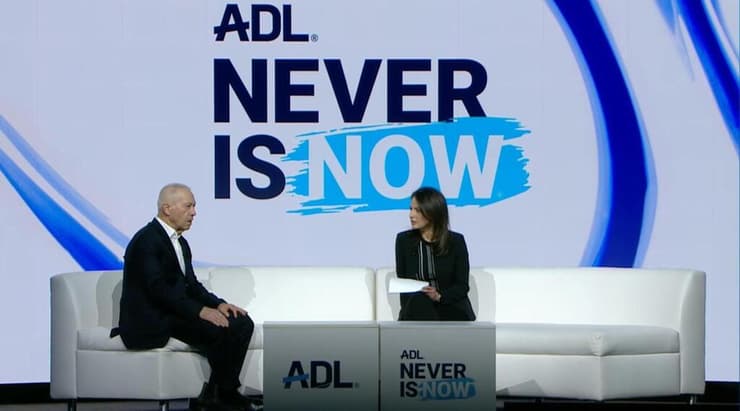 ח"כ יואב גלנט בכנס של "הליגה נגד השמצה" בניו יורק