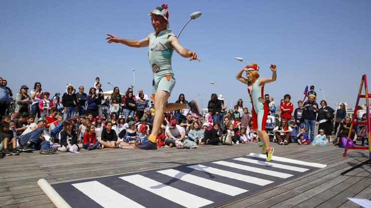 פורים בנמל תל אביב