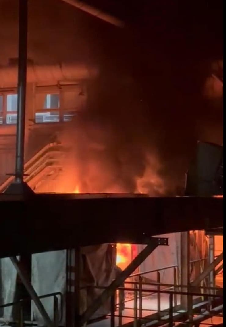 השריפה במתקן מיון הפסולת שבפארק המחזור חירייה