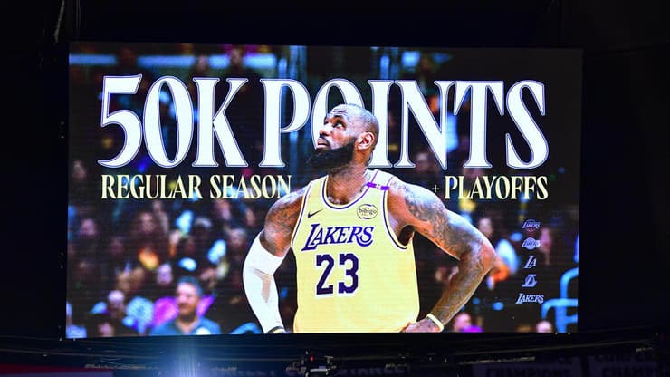 לברון ג'יימס 50 אלף נקודות