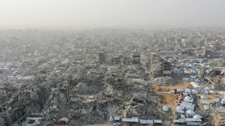 בית חאנון (צילום: REUTERS/Mahmoud Al-Basos) בית חאנון