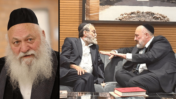 החרדים טוענים שההסכם החדש מפלה אותם לרעה, ואישורו בכנסת עלול להידחות (צילום: אלכס קולומויסקי) יצחק גולדקנופף, אריה דרעי, הרב משה גפני