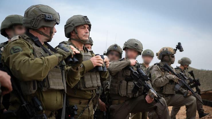 הרמטכ"ל, רא"ל אייל זמיר בסיור שטח ברצועת עזה