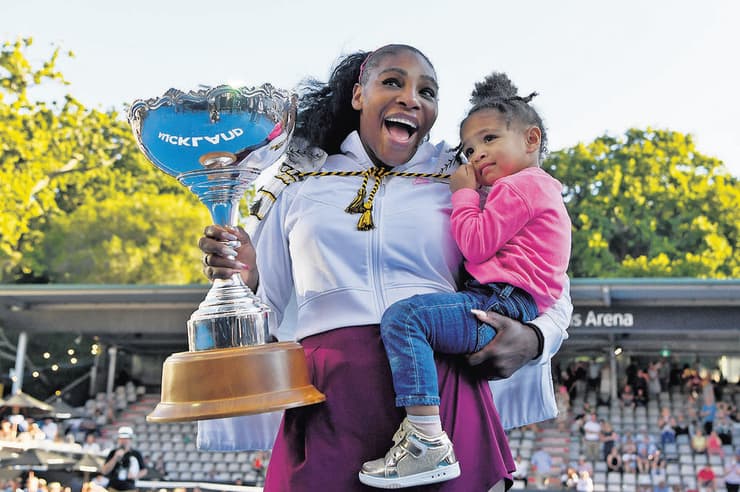 סרינה וויליאמס והבת שלה