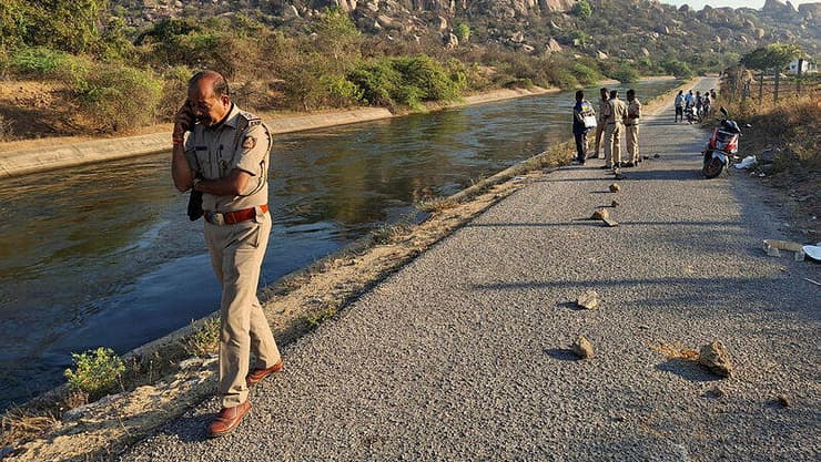 AP המשטרה בהודו בזירת אונס הישראלית