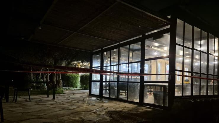 זירת הרצח ביישוב זמר שבשרון