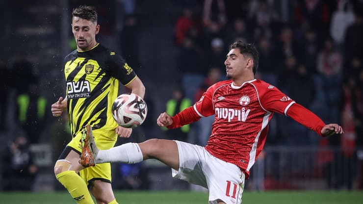 באר-שבע פתחה חזק. אמיר גנאח מול עומר אצילי (צילום: עוז מועלם) גנאח מול אצילי