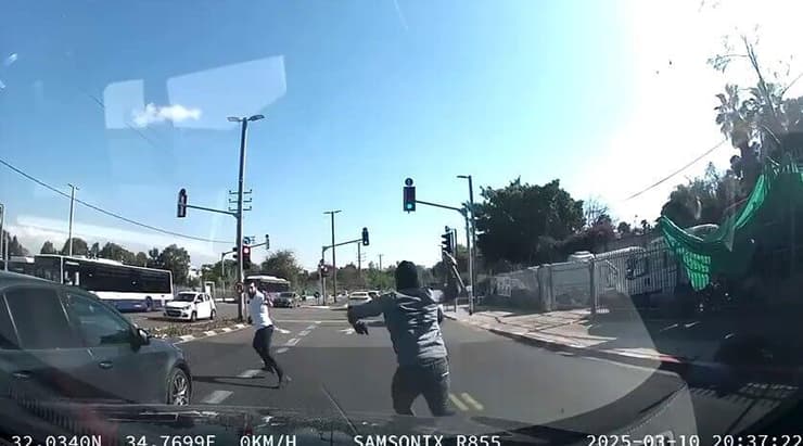 תיעוד השוד בחולון