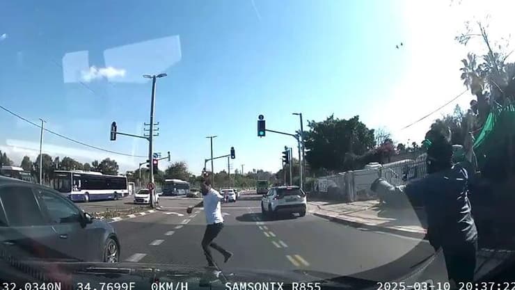 תיעוד השוד בחולון