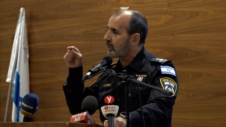 מפכ"ל המשטרה דני לוי בנאום על הפשיעה בחברה הערבית
