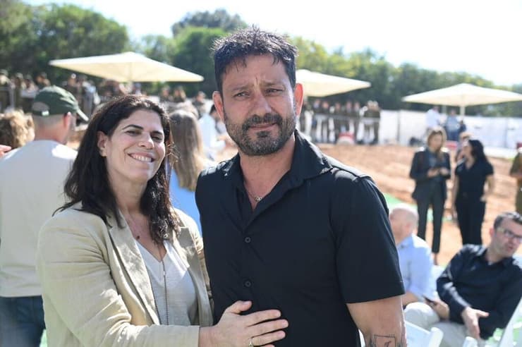 אורן סמדג'ה עם יעל ארד (צילום: יאיר שגיא) אורן סמדג'ה עם יו"ר הוועד האולימפי יעל ארד