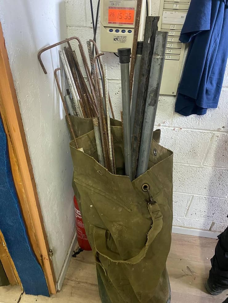אמצעי לחימה שנתפסו ע"י משטרת ישראל