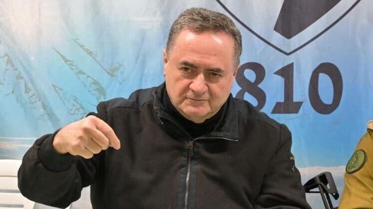 שר הביטחון ישראל כ"ץ בביקור במוצבי החרמון
