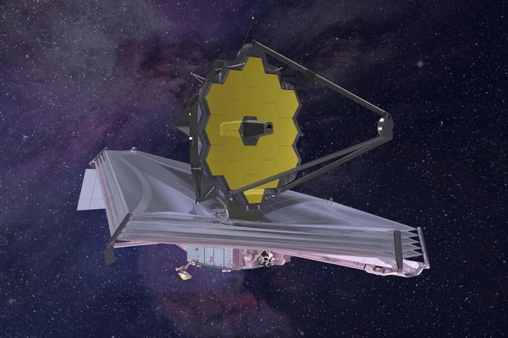 טלסקופ החלל ג'יימס ווב (הדמיה: Northrop Grumman/AP) טלסקופ החלל ג'יימס ווב