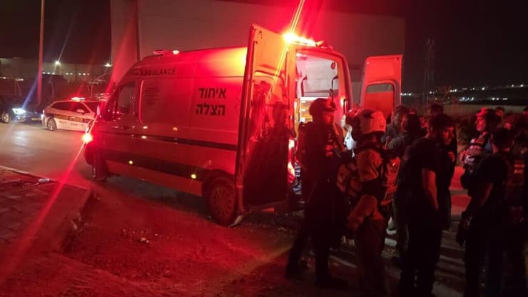 זירת פיגוע הירי באזור אריאל