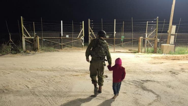  לוחמי צה”ל זיהו ילד בן 4 שנע לעבר מוצב במרחב האבטחה