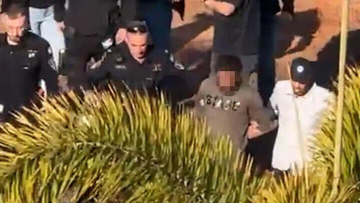 גנב הרכב שנעצר בנתב"ג לאחר שפרץ מחסום