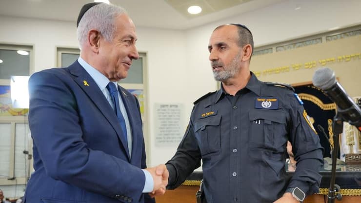 קריאת מגילה במכללה הלאומית לשוטרים במעמד רה"מ מר בנימין נתניהו, מ"מ השר לביטחון לאומי חיים כץ, מפכ"ל המשטרה דני לוי ושרה נתניהו