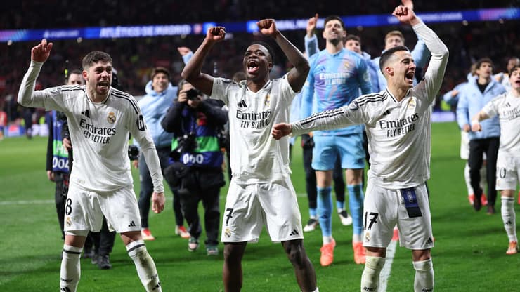 שרדו דרמה גדולה. שחקני ריאל חוגגים בסיום