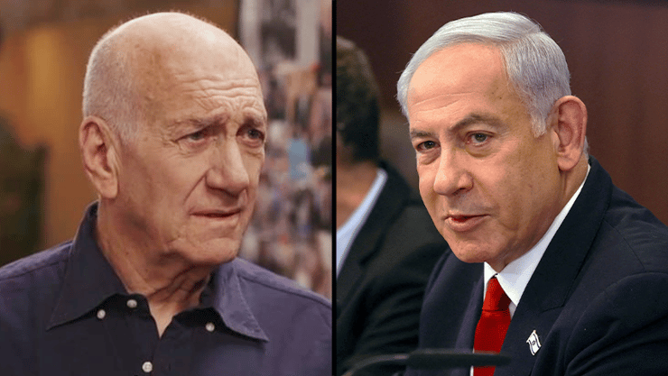 צילום: רויטרס, כאן 11 אהוד אלמרט על ביבי, בריאיון לכאן 11: "לא, אני לא אוהב לדבר עליו, אני לא אוהב אותו; אני חושב שהוא איש לא טוב"