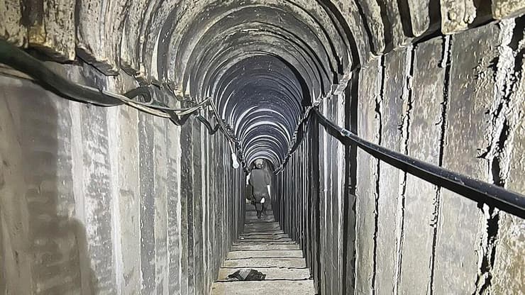 הכסף שימש גם לבניית מנהרות. ארכיון (צילום: דובר צה"ל) מנהרה בעזה