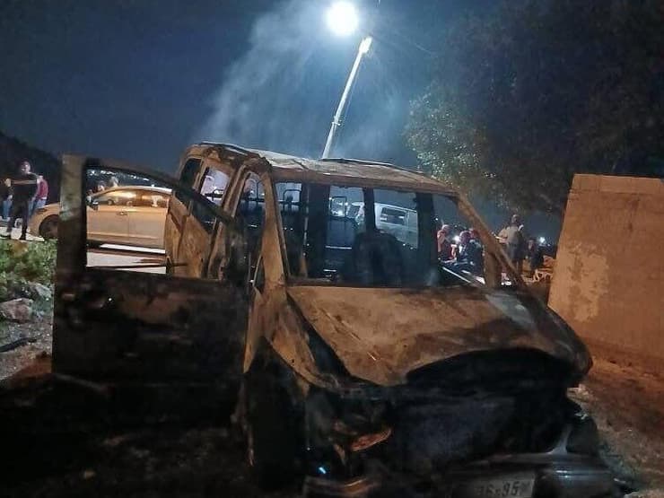 מתנחלים הציתו בתים ורכוש בכפר דומא ובחרבת אל-מנאג'ם דרומית לשכם