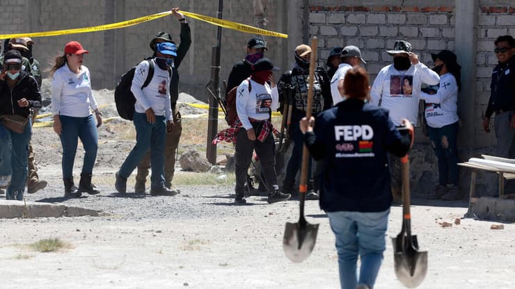 צילום: ULISES RUIZ / AFP חווה נטושה במערב מקסיקו שבה נמצאו שרידי עצמות אדם ותנורי שרפה