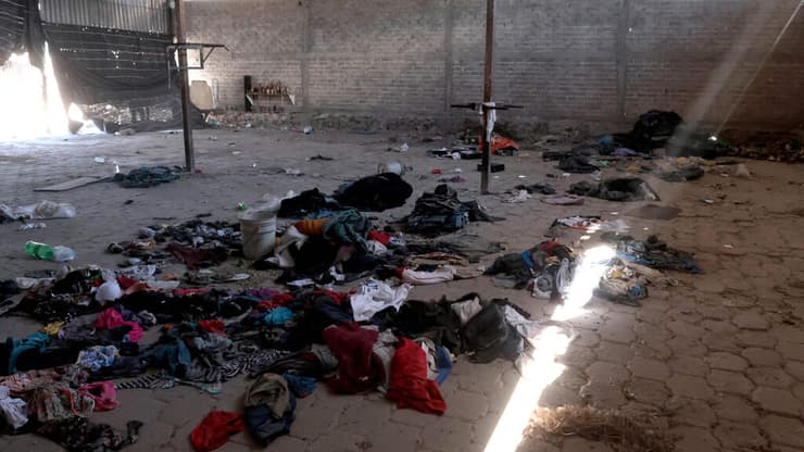 צילום: ULISES RUIZ / AFP חווה נטושה במערב מקסיקו שבה נמצאו שרידי עצמות אדם ותנורי שרפה