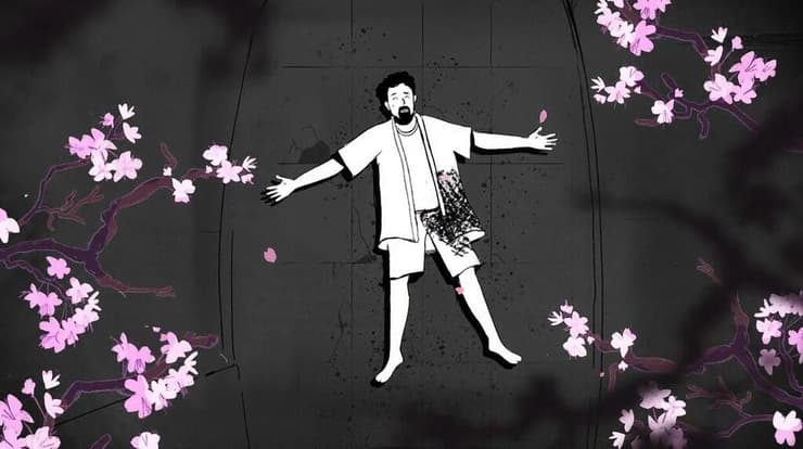 "מקווים שהוא מדמיין את הרגע שבו הוא ייצא משם ויחזור להיות אדם חופשי" (צילום: מתוך הסרט ) "מקווים שהוא מדמיין את הרגע שבו הוא ייצא משם ויחזור להיות אדם חופשי"