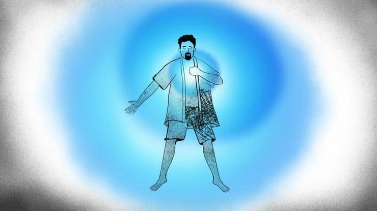 "יכולים רק לדמיין מה עובר עליו שם" (צילום: מתוך הסרט ) "יכולים רק לדמיין מה עובר עליו שם"